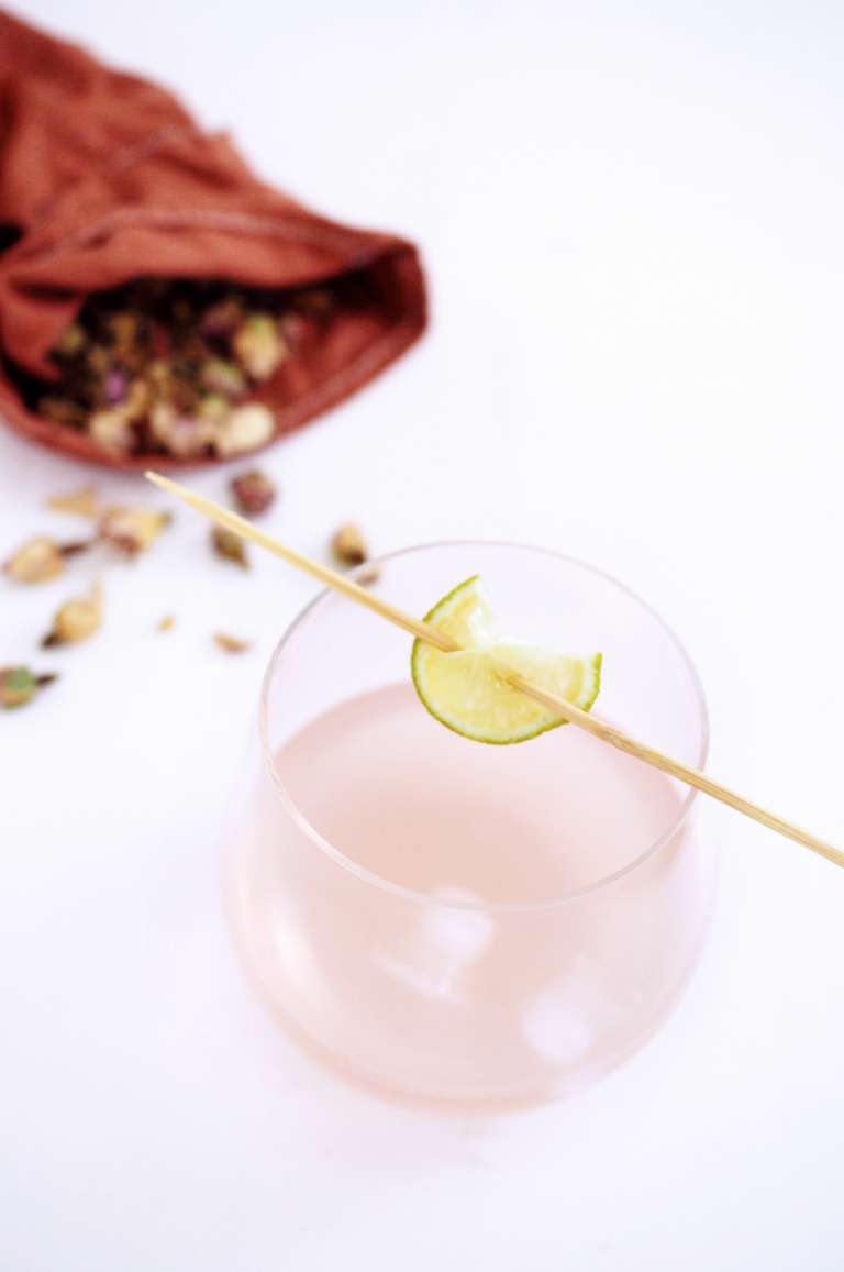 Rosen Gin Sour - einfach, schnell und lecker