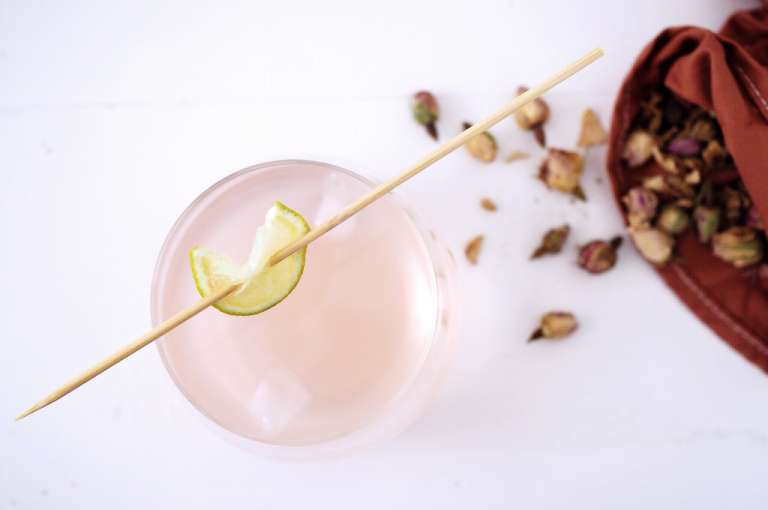 Rosen Gin Sour - einfach, schnell und lecker