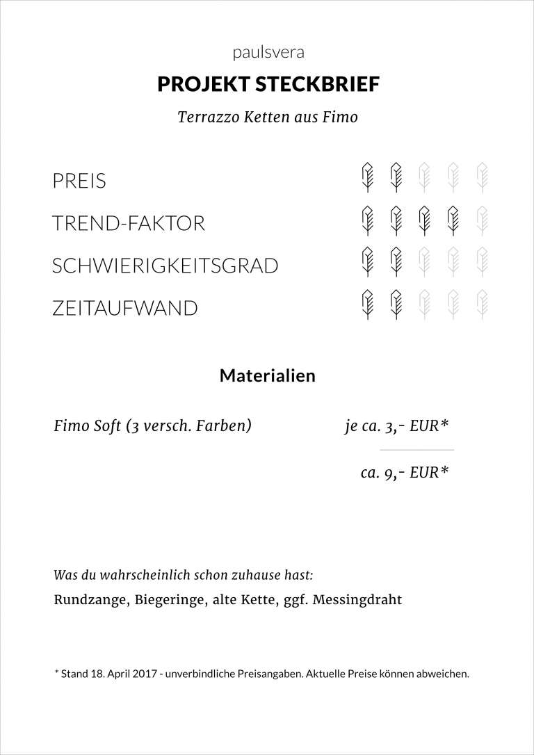 How-To: Faux Terrazzo Ketten
